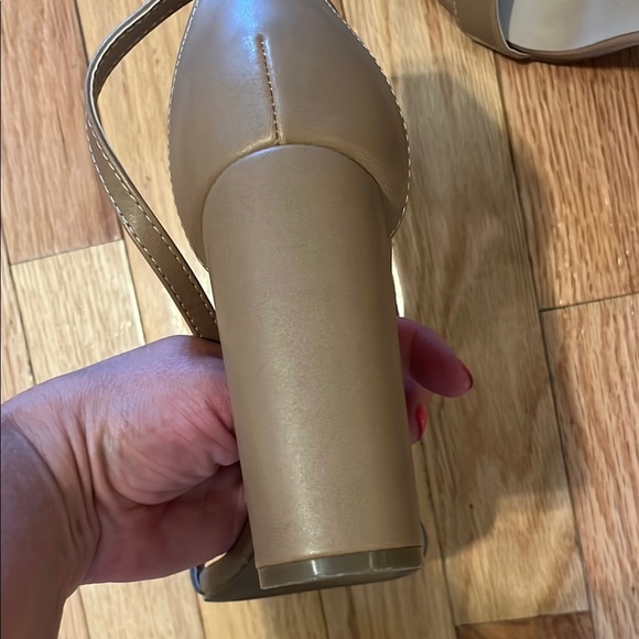 Taupe Heeled Sandals - Picture 4 of 7